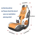 thumbnail image 3 of Wukai Funny Cats Full Set Car Seat Covers with Soft Padding Universal Auto Front Seats Protector and Cushion Mat, 3 of 5