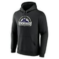 thumbnail image 2 of Men's Black Colorado Rockies Cooperstown Collection Pullover Hoodie, 2 of 3