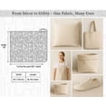 thumbnail image 7 of Soimoi Cotton Canvas Fabric By 5 Yard | Printed Geometric Print in Gray | 56 Inch Wide | Medium Weight, Durable Material for Upholstery, Bags, Curtains & Crafts, 7 of 7