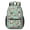 Boxer and Floral, variant on Boxer and Floral Green Pattern 17" School Backpacks for Teens,Waterproof Oxford Fabric,S-Shape Padded Straps for School,Travel,Hiking,Camping
