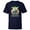 Navy, variant on Star Wars The Mandalorian and Grogu #1 Dad in the Galaxy - Short Sleeve T-Shirt for Kids - Customized-White