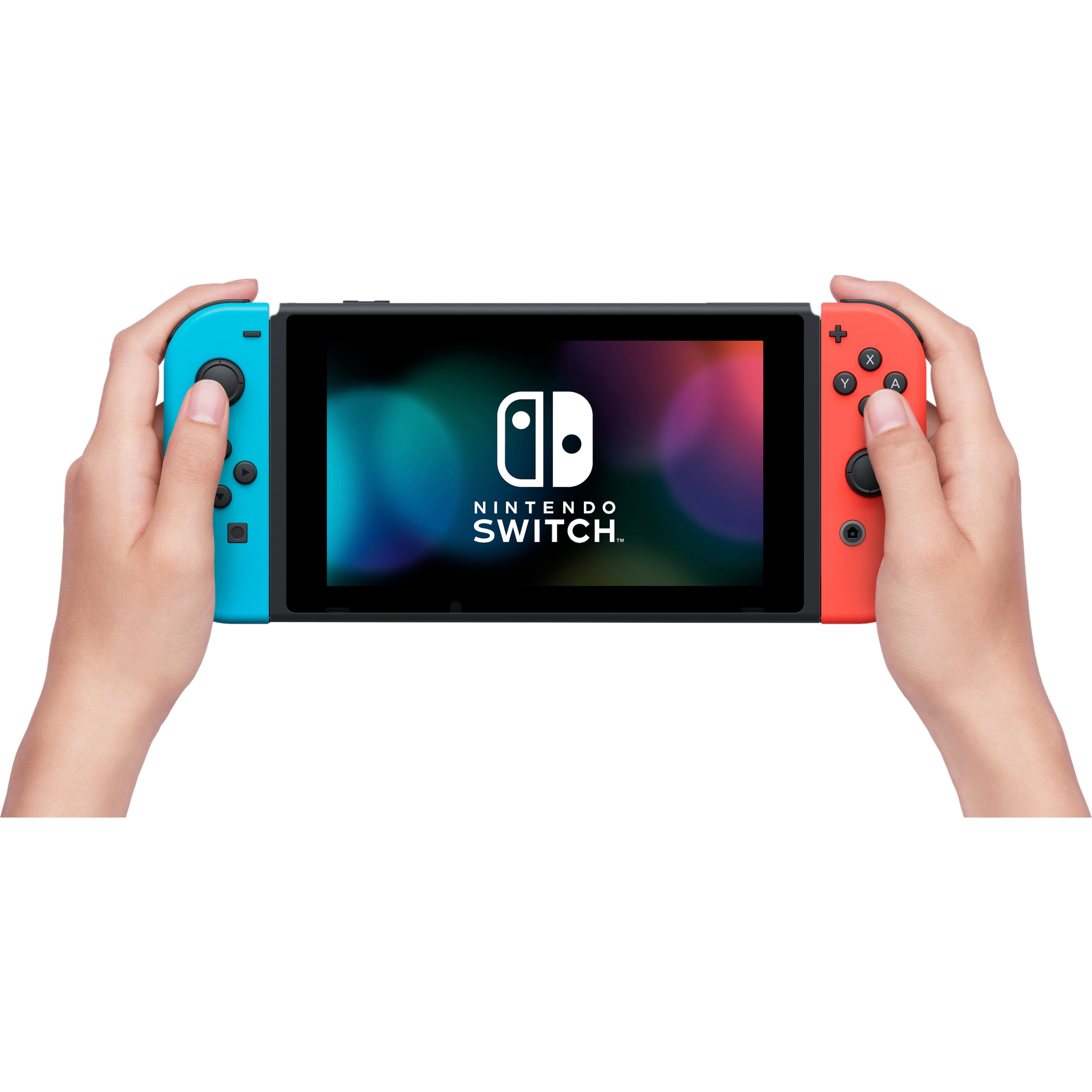 Nintendo Switch with Neon Blue & Neon Red Joy-Con, Refurbished