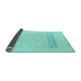 thumbnail image 2 of Ahgly Company Indoor Rectangle Solid Light Blue Modern Area Rugs, 8' x 10', 2 of 4