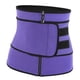 thumbnail image 3 of Faja reductora femenina elástica, moldeadora de cintura, control de abdomen, quemador de grasa, moldeadora corporal Púrpura XXL, 3 of 9