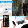 thumbnail image 6 of 2K HD Wifi Baby Monitor Camera with Night Vision,Two-Way Audio, AI Auto Tracking Smart Monitoring for Baby, Nanny,Pet,White, 6 of 10