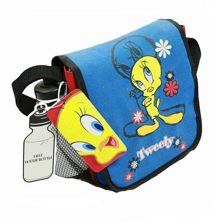 

Lunch Bag - Looney Tunes - Tweety DJ w/Water Bottle New Girls Gifts 76cm02