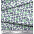 thumbnail image 3 of Soimoi Cotton Voile Fabric Square Geometric Decor Fabric Printed Yard 42 Inch Wide, 3 of 3