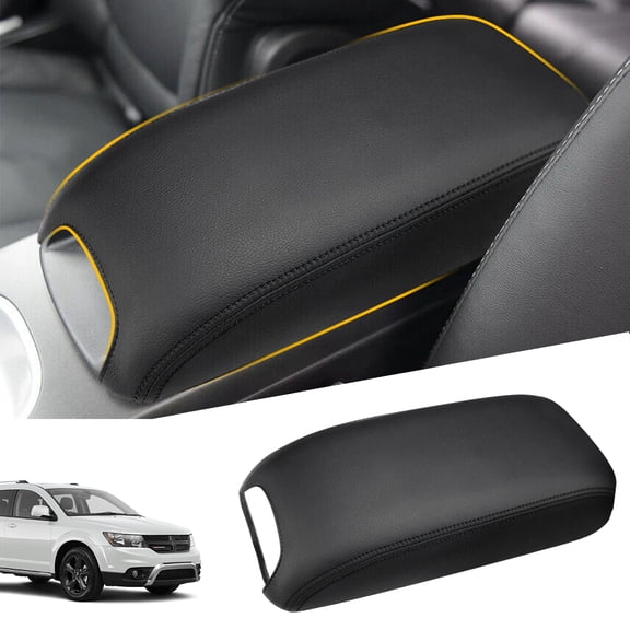 For 2011-2020 Dodge Journey Accessories Leather Center Console Armrest Cover Pad