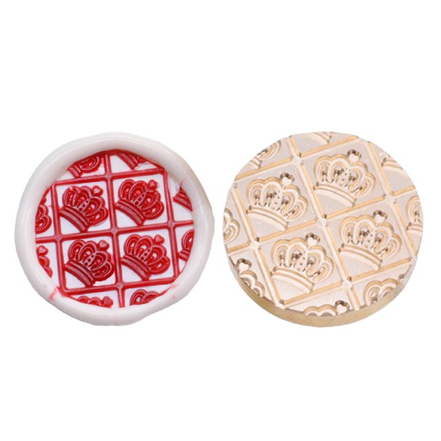 Cabeza De Sello Cabezal de cera de esmalte vintage clásico con cabeza de cobre de 25 mm para tarjeta de boda 37 Ehuebsd Libre de BPA