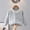 Light Blue, variant on Zorckvet Girls Warm Sweaters with Ribbed Hem and Comfortable Fit