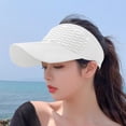 thumbnail image 4 of Jane Wardrobe Ponytail Friendly Headband Sun Visor for Women, Wide Brim Textured, UPF 50+ UV Protection, 1 Piece, One Size, 4 of 5
