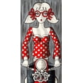 thumbnail image 2 of MIROTA 18x32 White Modern Wood Framed Museum Art Print Titled - Petite Vespa, 2 of 4