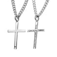 thumbnail image 4 of Small Men's Philippians 4:13 Cross Necklace by Shields of Strength, 4 of 4