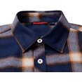 thumbnail image 2 of Chemise en Flanelle Décontractée pour Homme à Carreaux à Boutons, 2 of 7