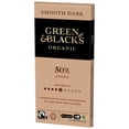 thumbnail image 3 of Green & Black's Smooth 50% Dark Chocolate Bar 90g, British Import (Pack of 3), 3 of 4