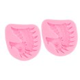 thumbnail image 1 of Molde para decorar pasteles DIY, 2 piezas de molde de silicona para fondant, molde de azúcar para fondant, molde de silicona para fondant elaborado por expertos, 1 of 12