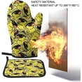 thumbnail image 4 of Funny Rubber Duck with Sunglasses Oven Mitts and Pot Holders Insulated Gloves & Kitchen Counter Safe Mats for Cooking BBQ Baking Grilling (2-Piece Set), 4 of 6