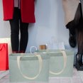 thumbnail image 3 of 50pcs Non-woven Gift Packing Hand Bags Portable Shopping Bags Gift Storage Tote Bags, 3 of 9