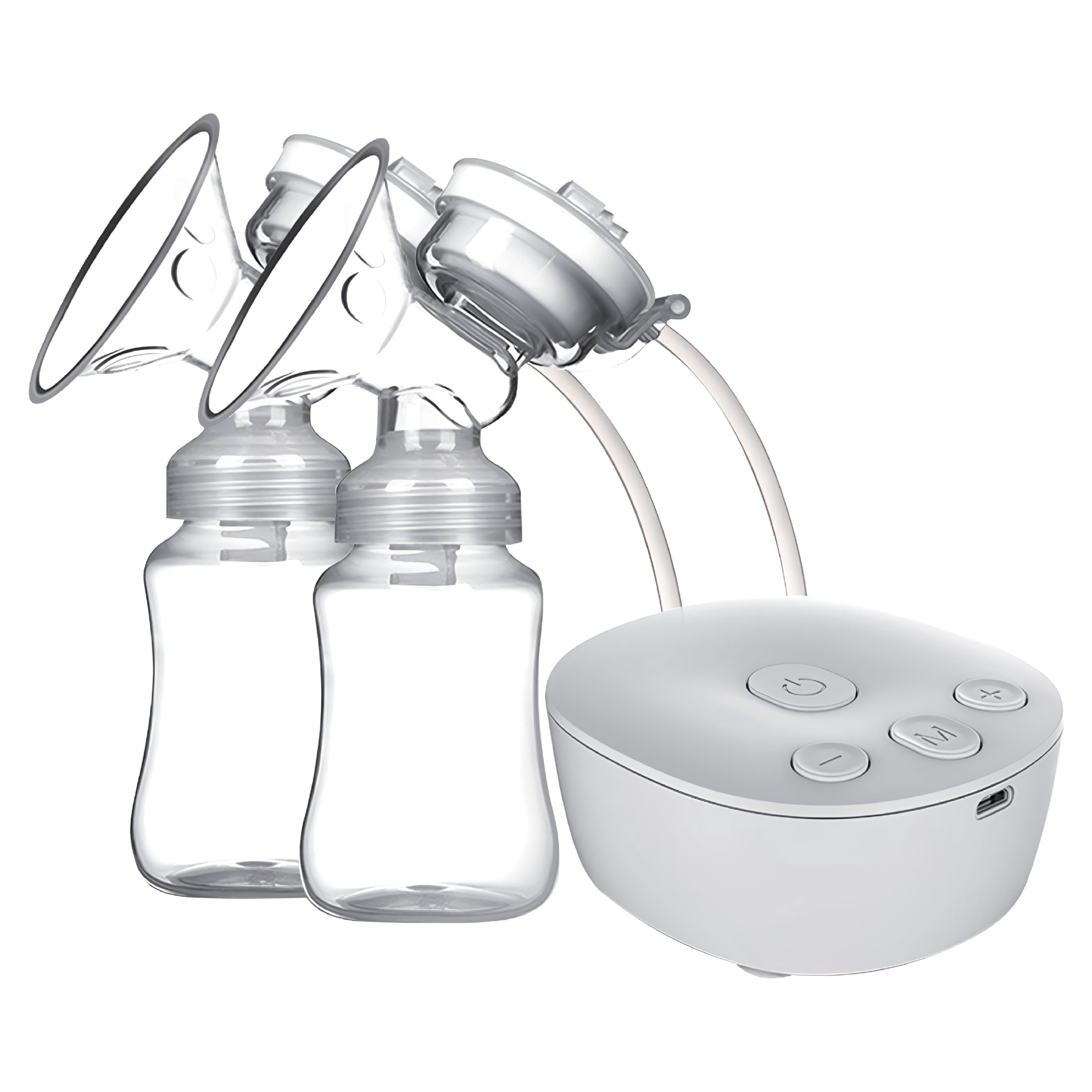 Crane Double Electric Cordless Breast Pump – Portable, Rechargeable, Comfortable Pumping Anywhere