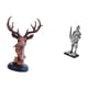thumbnail image 5 of Figura de cabeza de ciervo,Adorno de cabeza de ciervo,estatua de animal decorativa,Figura de cabeza de ciervo para decoración de mesa creativa,Figura de escritorio,Estatua de, 5 of 8