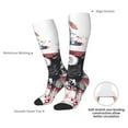 thumbnail image 4 of Naloa American Flag Eagle Art Knee Socks, High Socks Long Stretchy Sock Women Knee High Stocking, Long Socks for Women, 4 of 6