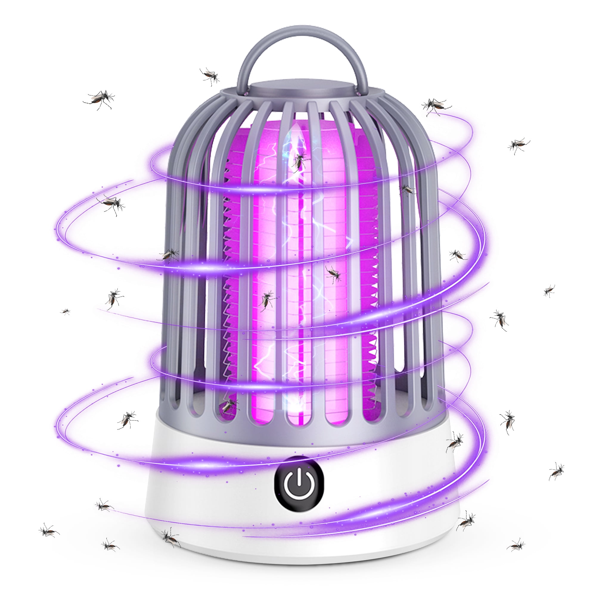 iFanze Bug Zapper, Electric Solar Bug Zapper Outdoor And Indoor, 3000V