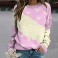 thumbnail image 2 of Durtebeua Women'S Sweatshirts With Pockets Long Sleeve Graphic Print Pullover Tops, 2 of 4