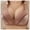 Coffee, variant on CFLVAEK Plus Size Bras for Women Comfort Wireless Seamless Sleep Bra Full Coverage Lift Bralette Breathable Everyday Bras for Big Bust Hot Pink 36C