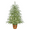 3FT Christmas Tree, variant on ValHome 3FT Pre-Lit Artificial Cypress Potted Christmas Tree Christmas Decorations Indoor - 100 Warm White LED Lights, Natural Greenery with Wicker Basket Base -Holiday Décor for Entryway Living Room