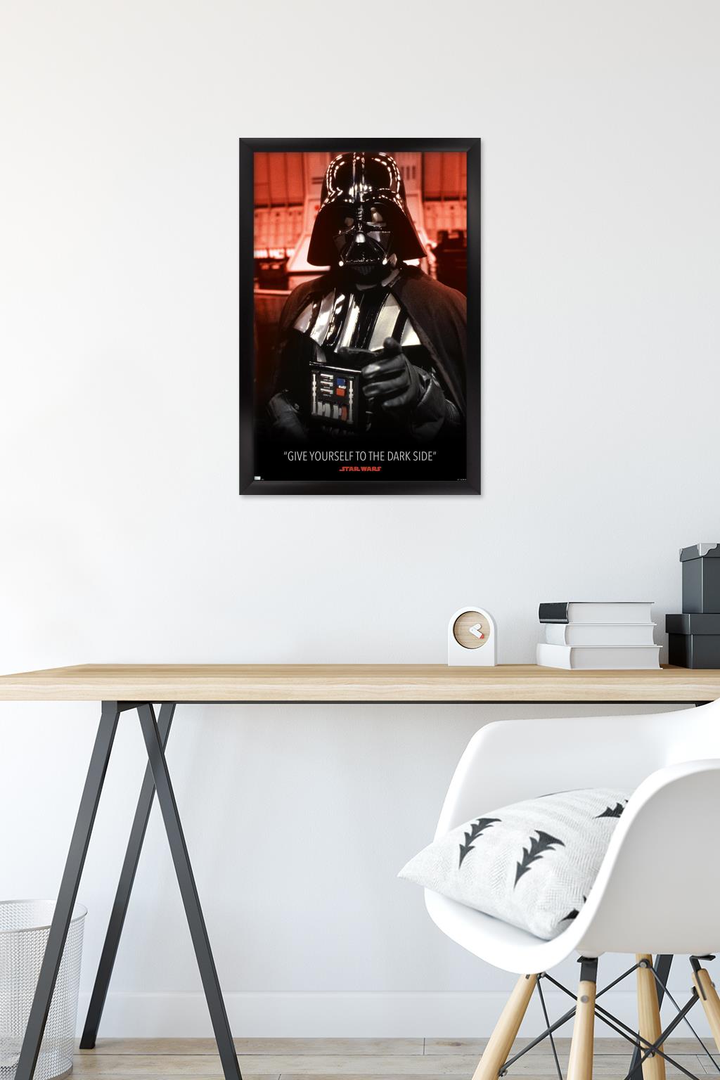 Star Wars: Return of the Jedi - Darth Vader Wall Poster, 14.725" x 22.375" Framed