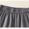 thumbnail image 5 of Antinious Ladies Straight Leg Solid Pockets Loose Versatile Breathable Pajama Shorts, 5 of 5