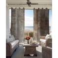 thumbnail image 4 of Brown Ombre Blackout Curtains 54 Inches Long for Bedroom, Modern Abstract Oil Painting Art Thermal Insulated Room Darkening Black Out Window Curtain Panels Grommet Drapes for Living Room, 4 of 8
