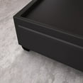 thumbnail image 3 of Boyd Sleep Parma Upholstered Faux Leather Platform Storage Bed, Queen, Black, 3 of 12