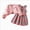 A159-Pink, variant on Girl‘s Long Sleeved Cardigan Paired With A Plaid Dress And Bag Cute Stylish Comfortable And Cardigan For Girls 18-24 Months Pink