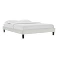 thumbnail image 5 of Modway Amber Tufted Performance Velvet King Platform Bed in Light Gray, 5 of 10
