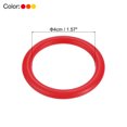 thumbnail image 2 of Unique Bargains 4cm Plastic Carnival Ringtoss Ring Game Hoop 18 Pack (Orange, Red, Yellow), 2 of 5