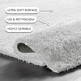 thumbnail image 3 of nuLOOM Gynel Contemporary Shag Area Rug, 4', Round, Snow White, 3 of 13