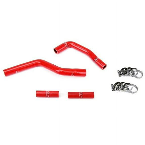 HPS Red Reinforced Silicone Radiator Hose Kit for Yamaha 02-18 YZ125 2 Stroke