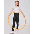 thumbnail image 3 of Arshiner Girls Athletic Leggings High Waist Yoga Pants for Kids with Pockets Dance Running Workout Tights, 3 of 6
