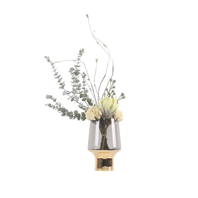 Conjunto completo de soporte de flores de cristal, arreglo de ramo de flores artificiales, mesa de comedor, centros de mesa de negociación