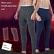 thumbnail image 3 of Guardurnaity Mallas térmicas para hombre, mallas térmicas para exteriores, mallas gruesas elásticas de Color sólido para hombre, pantalones Ropa interior gema azul 2XL., 3 of 6