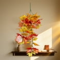thumbnail image 5 of Fall Decor Thanksgiving Decoration Artificial Leaves Vines Outdoor Autumn Outdoor Decor Artificial Fall Maple Leaves Hanging Plants For Autumn Harvest Festival Fake Plants Indoor, 5 of 6