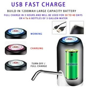 Kifunppy 5 Gallon Water Dispenser Water Bottle Pump for 5 Gallon USB Charging Automatic Water Dispenser Portable Electric Water Dispenser for 5 Gallon Bottle, New