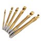 thumbnail image 2 of Worallymy brocas de acero de alta velocidad chapadas en titanio carpintería carpintería corte ranurado brocas de sierra 6 unidades/juego Worallymy JD720445696, 2 of 7