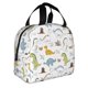 thumbnail image 2 of Easygdp Dinosaur Bolsa Térmica Premium - Tela Oxford Impermeable, Gran Capacidad, Bolsillo Frontal, Unisex para Trabajo, Escuela, Actividades al Aire Libre y Picnics, 2 of 8