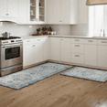 thumbnail image 5 of KUETH Kitchen Rug for Floor, Kitchen Mat Anti Fatigue, Non Slip Washable Kitchen Rug, Set of 2 Kitchen Mat 17"x47"+17"x30", Blue, 5 of 8