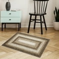 thumbnail image 7 of Haperlare Braided Print Boho Rug Living Room Area Rug Modern Geometric Area Rug Washable Rug Farmhouse Floor Carpet, 2' x 3' Beige, 7 of 7