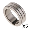 thumbnail image 1 of 6xSteel Mig soldador alambre alimentación rodillo piezas Kunrled-Groove 1,0mm 2 piezas, 1 of 7