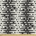 thumbnail image 1 of Abstract Fabric by the Yard, Surreal Wavy Pattern Illusional Random Streaks and Blots, Upholstery Fabric for Dining Chairs Home Decor Accents, Dark Mauve and Eggshell by Ambesonne, 1 of 5
