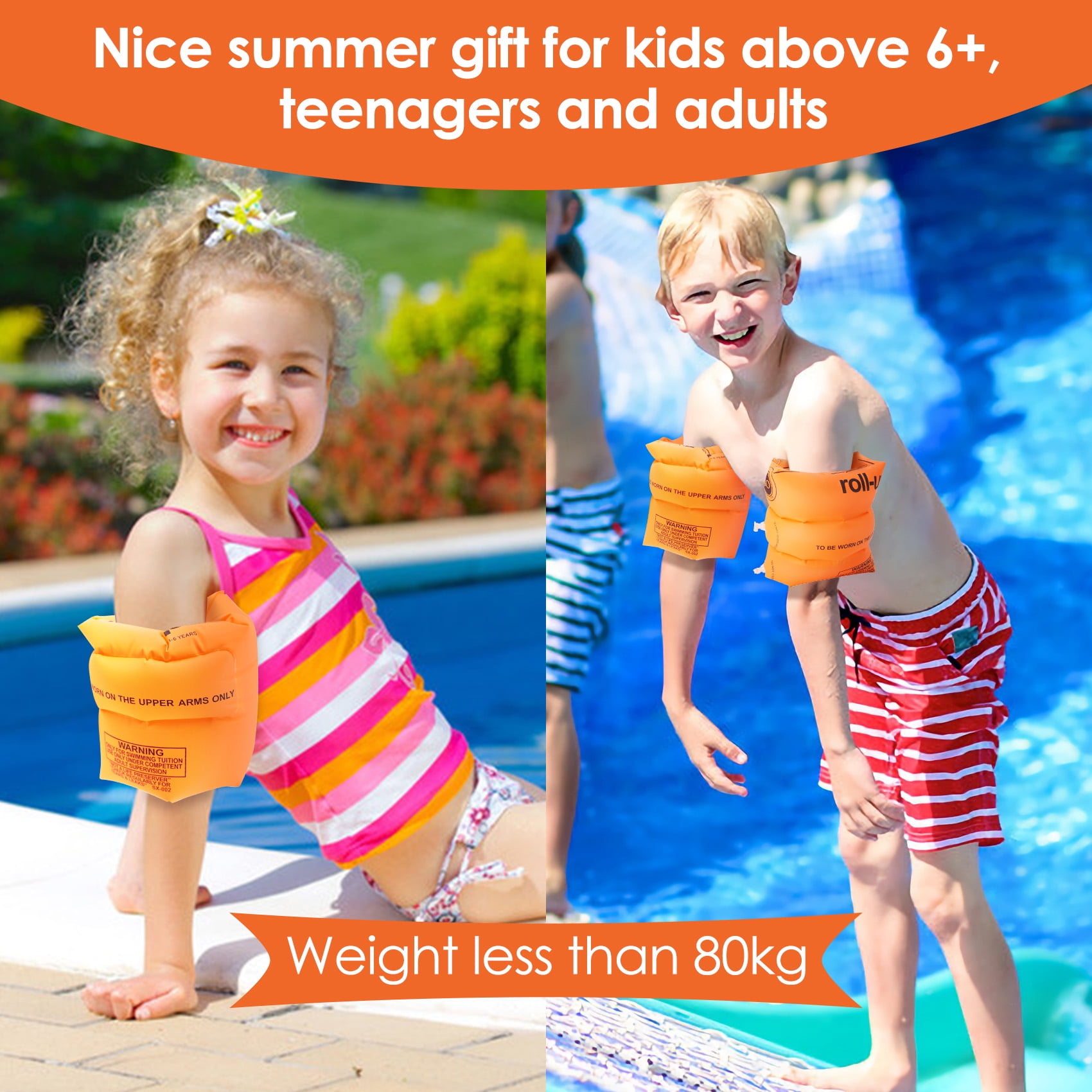 Paired Swimming Arm Ring Inflation Floating Sleeve For Child Adult High Quality 